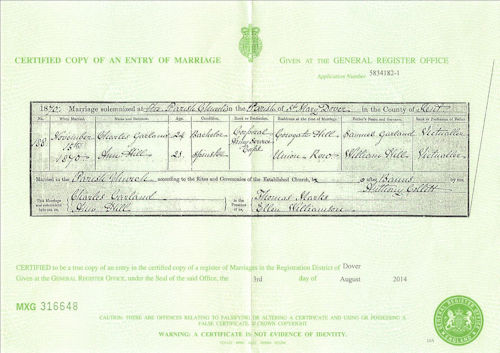 Wedding
                    Certificate